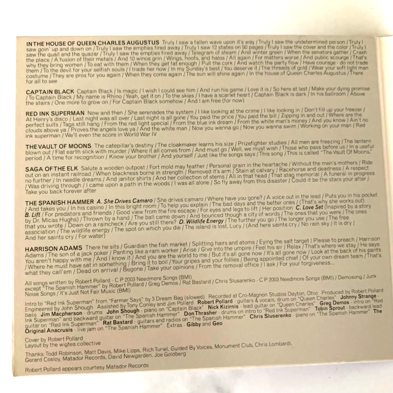Robert Pollard Motel Of Fools CD 2003 Mini Album Indie Rock Guided By Voices OOP gallery