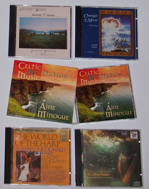 Irish-Celtic Harp CD Lot: Judith Pintar, Aine Minogue, S.McDonald, E.Monger