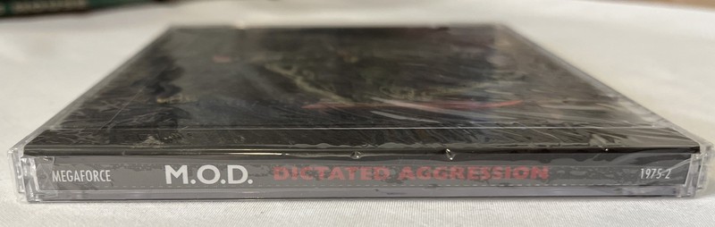 Dictated Aggression by M.O.D. (CD, 1996, Megaforce) SEALED/ Torn Shrink gallery