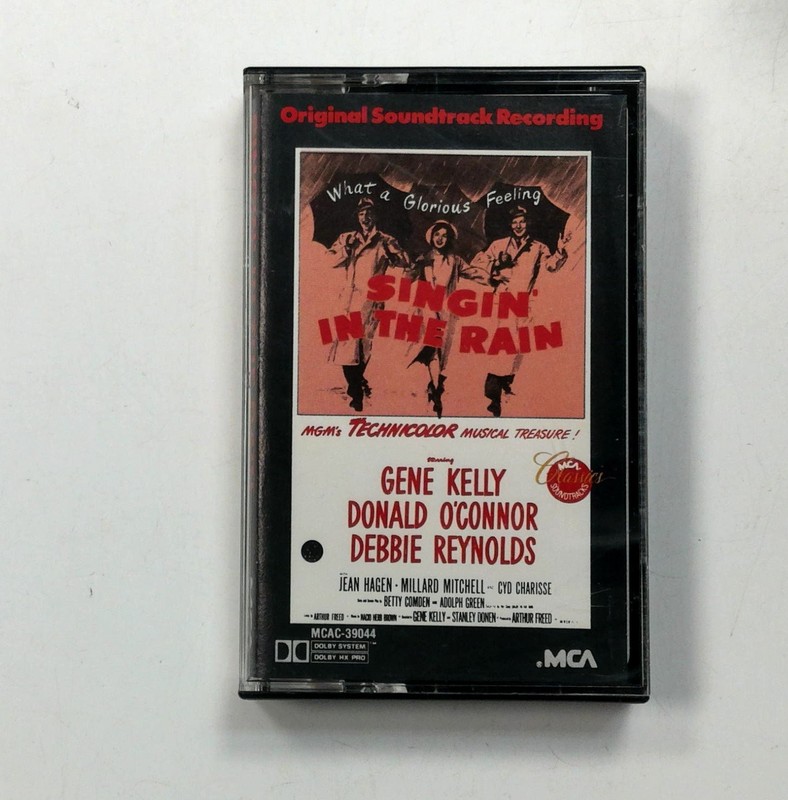 Gene Kelly Singin' In The Rain Cassette 1980s MCA Soundtrack HQ Dolby