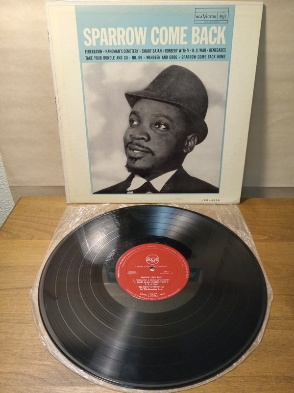 Mighty Sparrow ‎– Sparrow Come Back Reggae / Calypso / Soca, LP Jamaica RCA Mono