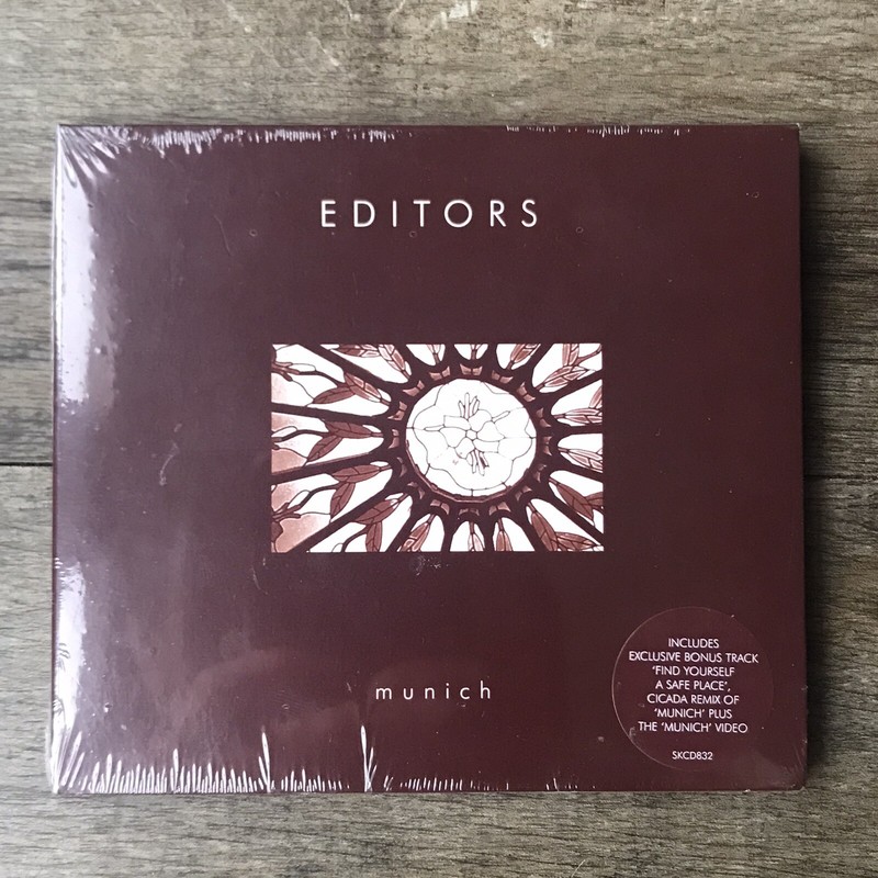 Editors ‘Munich’ UK CD single (Kitchenware, 2005) Enhanced CD New/Sealed