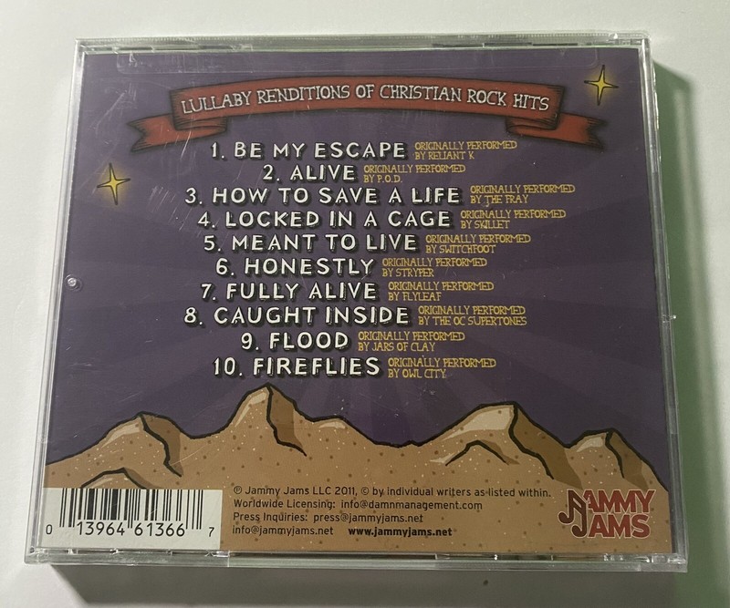 Once Upon This Rock Lullaby Renditions Of Christian Rock Cd New Sealed Free S/H. gallery
