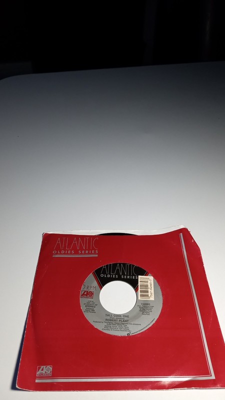 Robert Plant – Tall Cool One – 45 Record 1988 Reissue NM Back To Back Hits NM