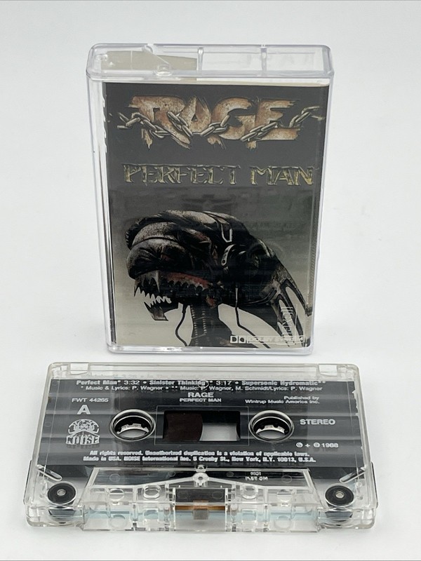 Rage “Perfect Man” Cassette Tape 1988 Noise International Tested