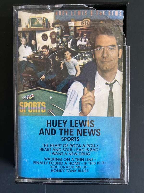 Huey Lewis & The News Sports Cassette 1983 Chrysalis Records Pop Rock