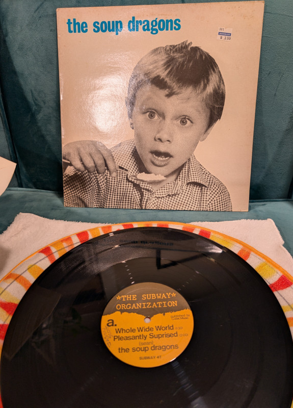 The Soup Dragons – Whole Wide World 12″ Vinyl Subway-4T 1986 hear actual audio