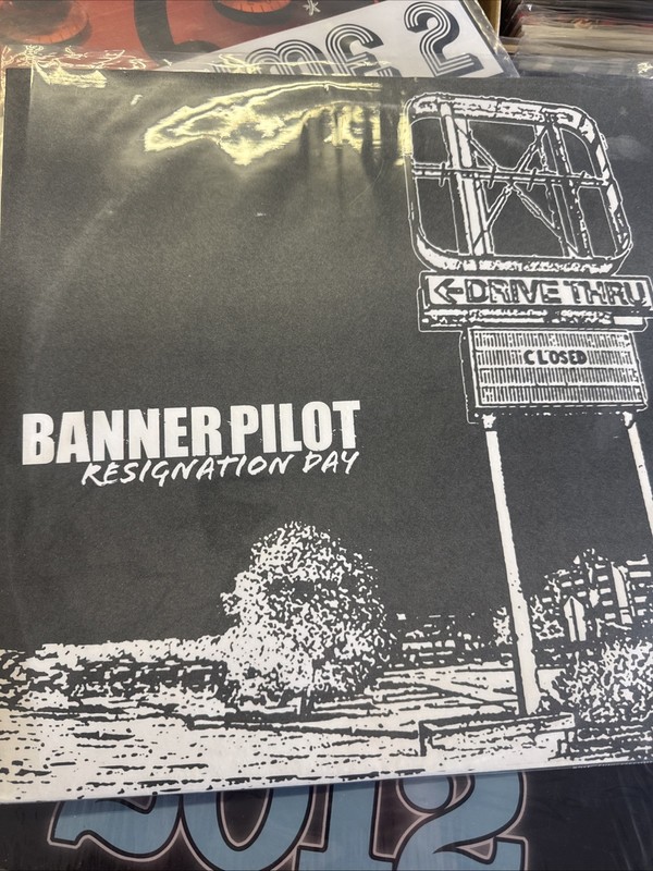 Banner Pilot,Resignation Day Tour Only Vinyl Lp 63 Pressed Silk Screened
