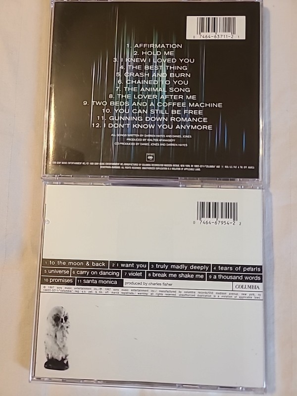 Savage Garden CD Lot of 2 - Self Titled /Affirmation *Near Mint* Used gallery