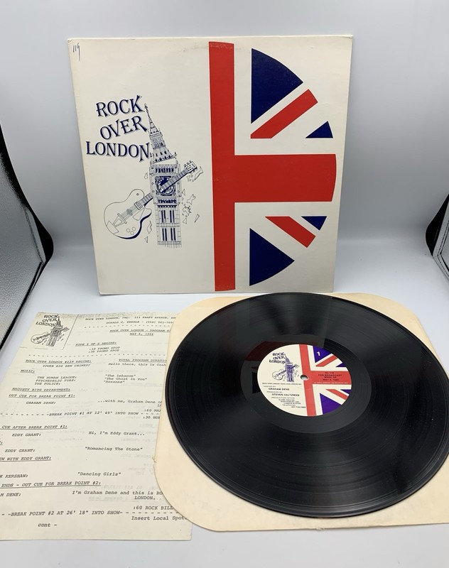 ROCK OVER LONDON Radio Show Vinyl LP Record 1984 Depeche Mode Queen The Police