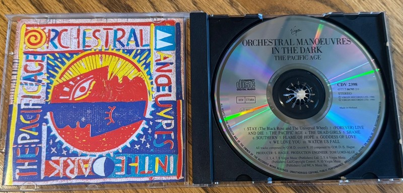 OMD Orchestral Manoeuvres in the Dark – The Pacific Age original Virgin CDV CD