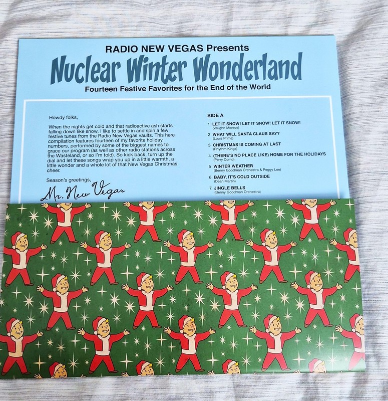 Fallout Radio New Vegas - Nuclear Winter Wonderland Christmas Vinyl Record LP gallery
