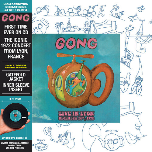 Gong – Live in Lyon 1972 [New CD] Ltd Ed, Deluxe Ed, Rmst, Special Ed, Special P