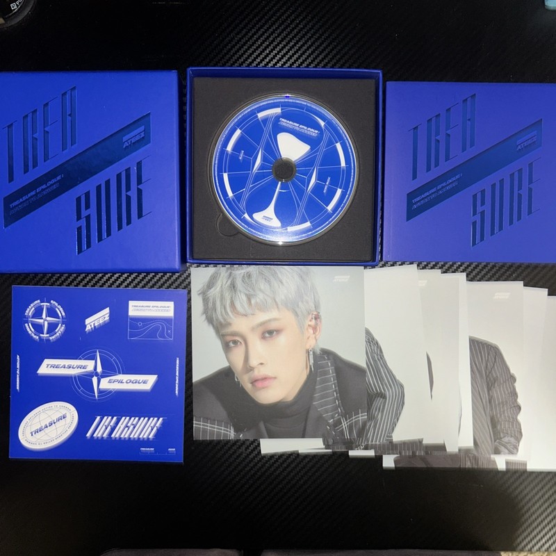 ATEEZ TREASURE EPILOGUE Action To Answer Blue CD/Photobook/Photocards/Stickers