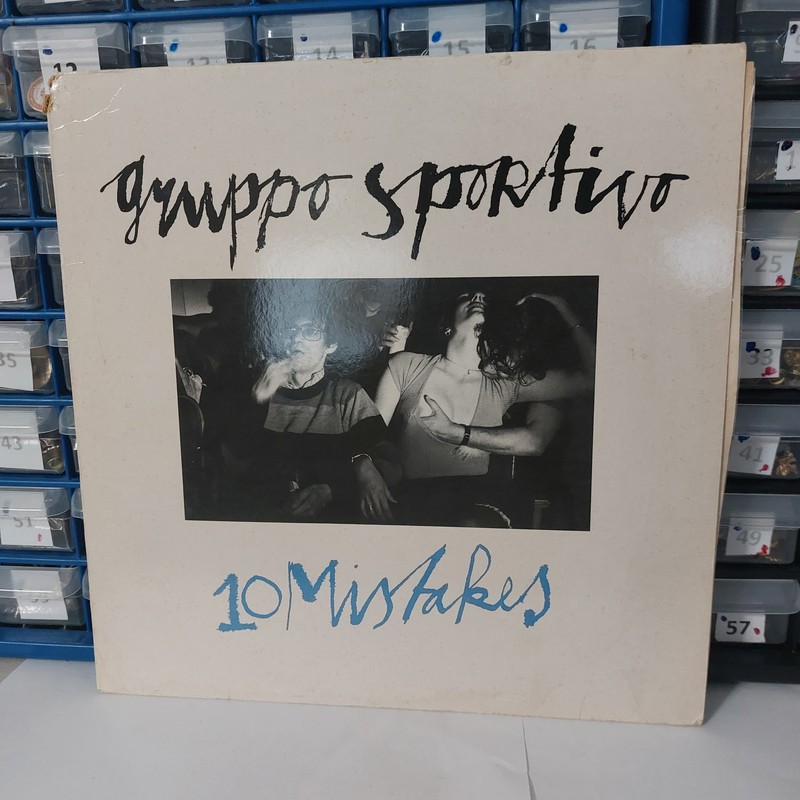 Gruppo Sportivo 10 Mistakes LP Ariola Records Dutch New Wave Power Pop Vinyl