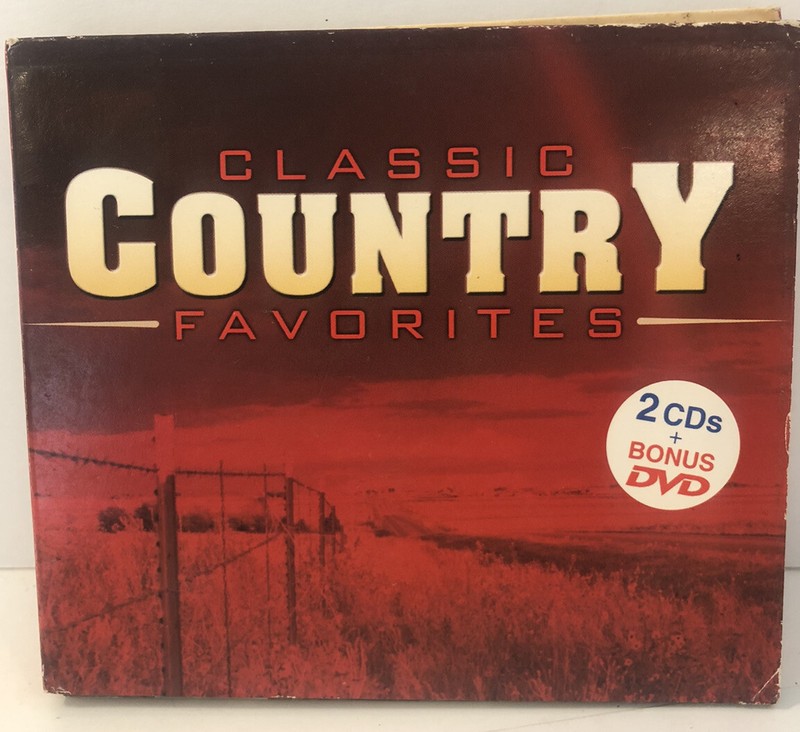 Classic Country Favorites – Music CD – Various Artists 2cd Plus John Wayne DVD