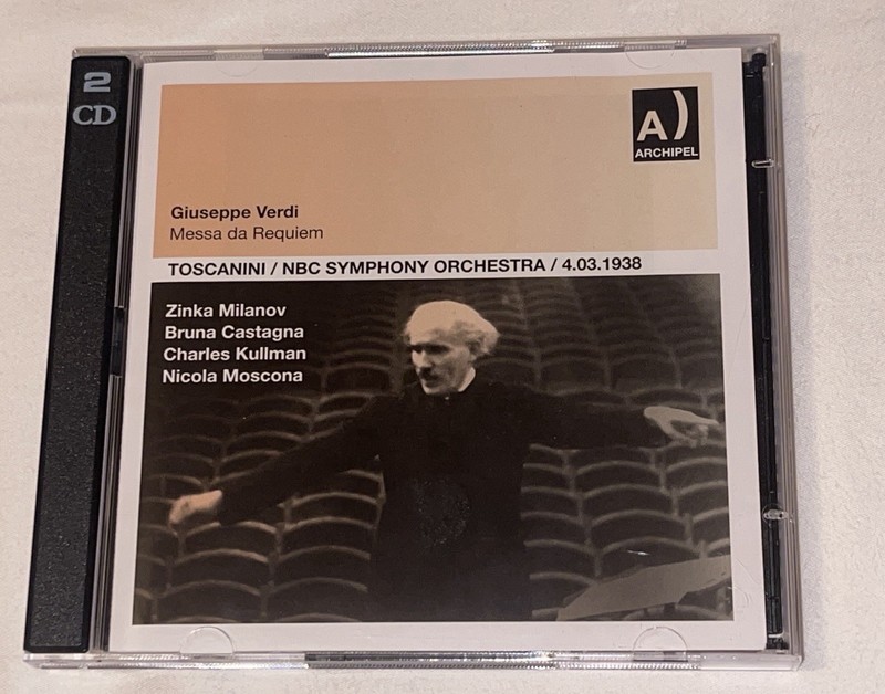 RARE Toscanini — 1938 Verdi Requiem (with 1950 Cherubini Requiem) [NBC Symphony]