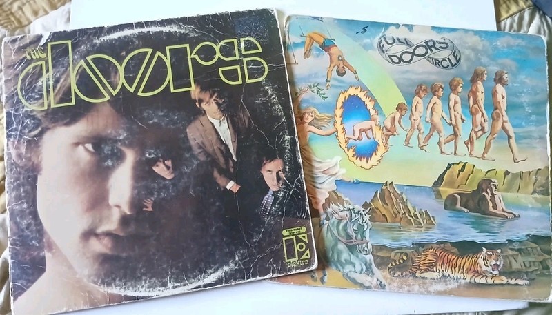 THE DOORS 2 LP lot – S/T Elektra Gold Label EKS-74007 + Full Circle 1st Press