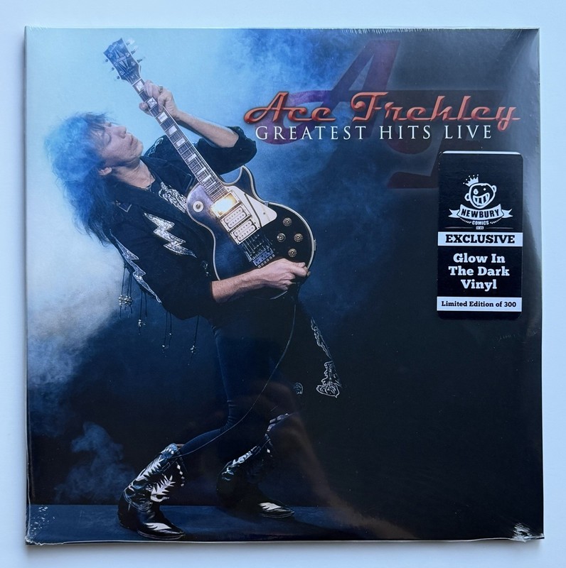 Ace Frehley Greatest Hits Live GLOW IN THE DARK xx/300 Colored Vinyl LP NEW KISS