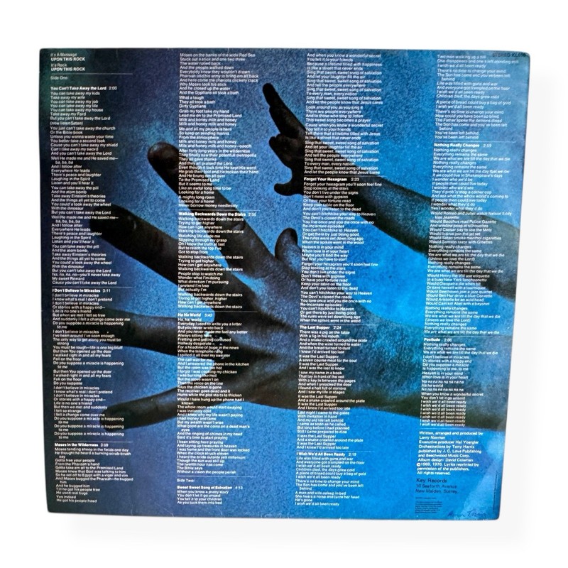 Larry Norman Upon This Rock LP Vinyl (1972 UK Key Records KL010) Christian Rock gallery