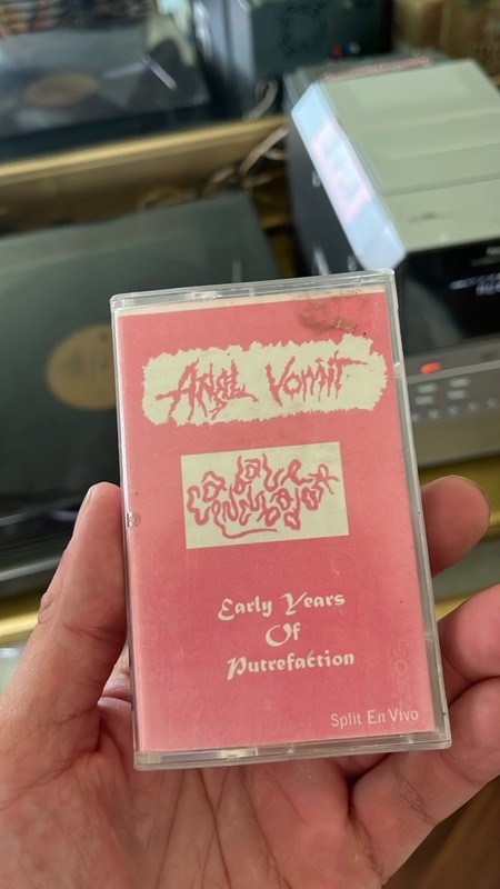 ANAL VOMIT / CADAVER INCUBADOR – Early Years of Putrefaction. Split Tape