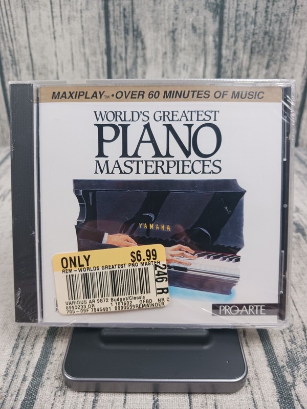 Worlds Greatest Piano Masterpieces (CD) Brand New / Sealed