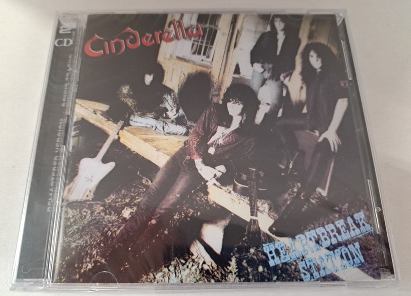 Cinderella Heartbreak Station + Live New 2 CD Jewel Case