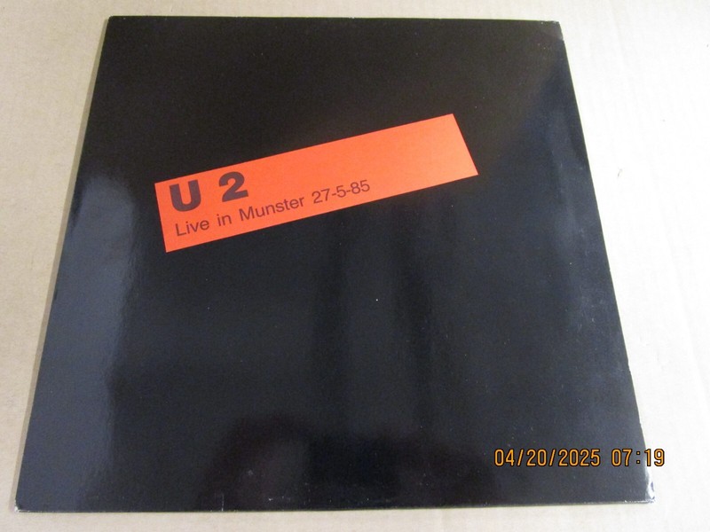 U2 Live In Munster 27-5-85 Vinyl Used! RARE! Limited To 150! Germany Import