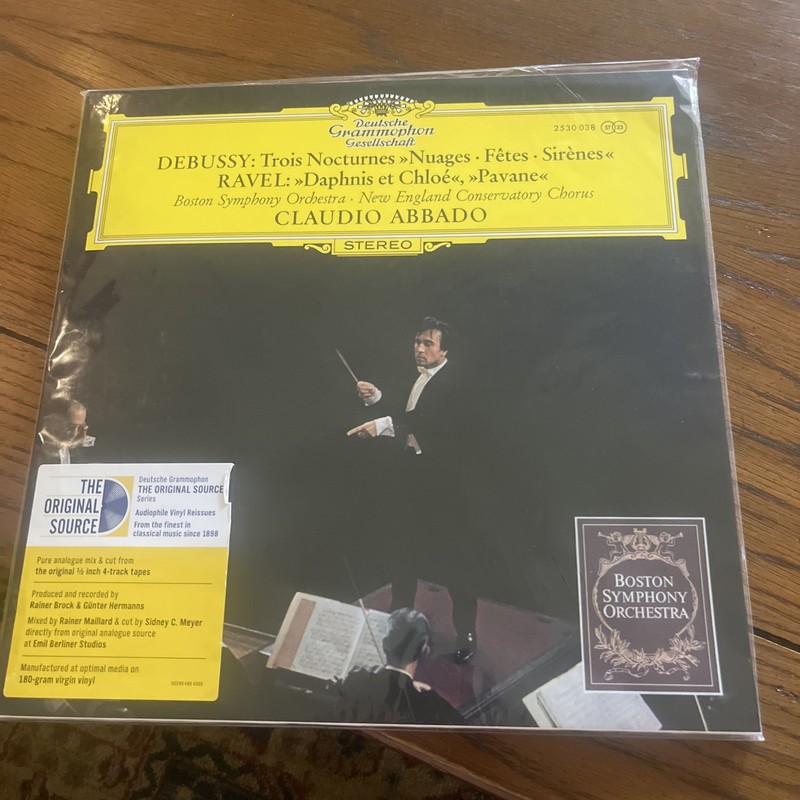 Claudio Abbado Debussy Ravel DGG Deutsche Grammophon Original Source NM