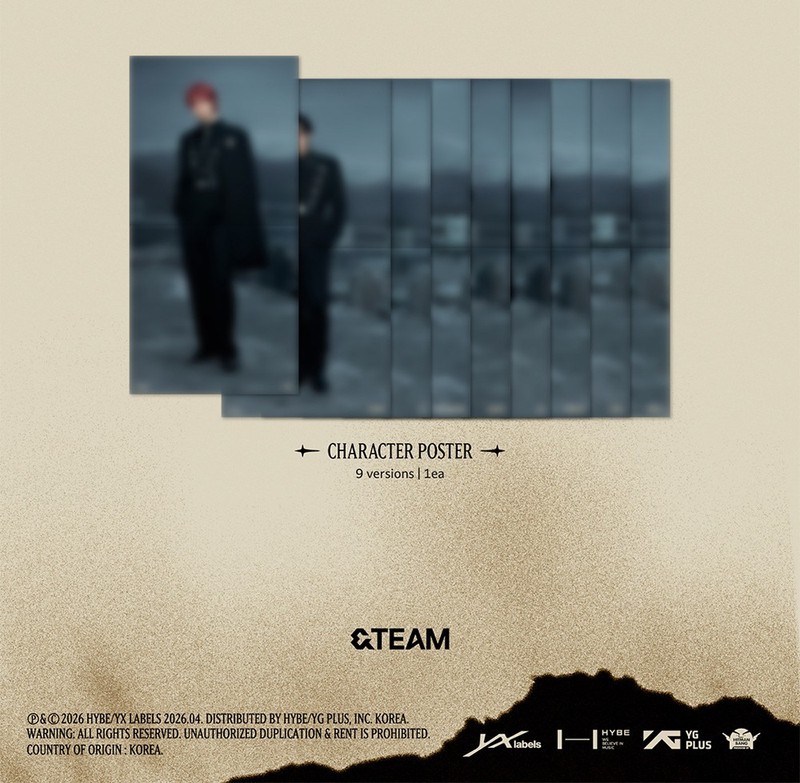 &TEAM [WE ON FIRE] 3rd EP Album SOLO Ver./CD+Lyric Photo Set+Poster+2 Photo Card gallery