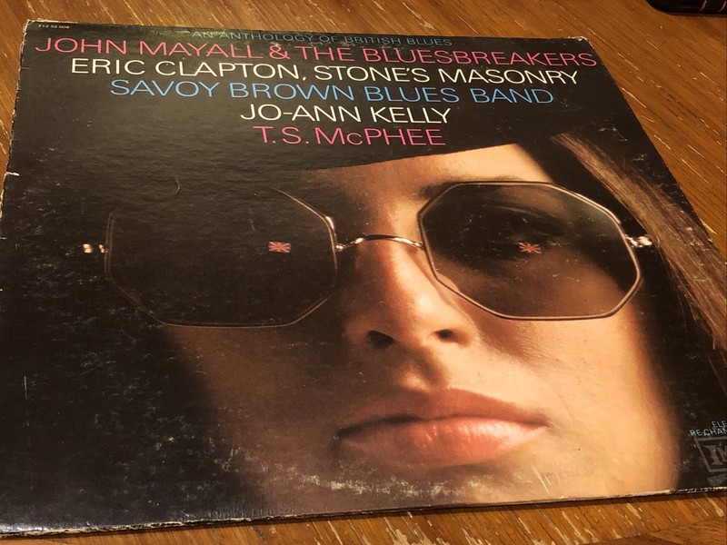 An Anthology Of British Blues British Blues Vinyl LP Mayall-Clapton- VG+/EX