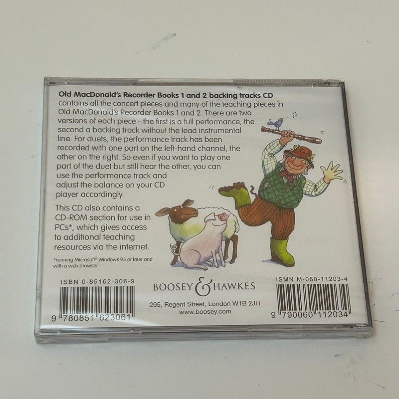 Peter Wastall - Old MacDonald's Recorder Books 1&2 CD Backing Tracks Boosey gallery