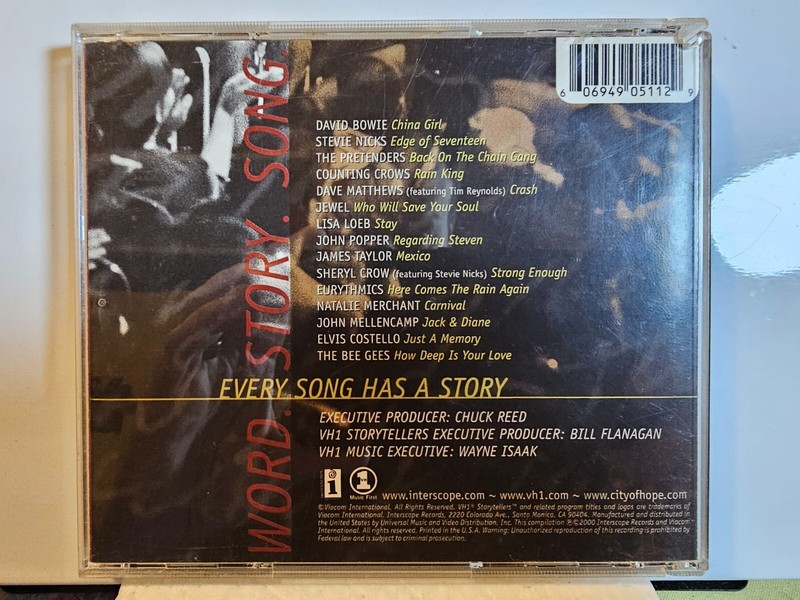 VH1 Storytellers by Various Artists (CD, Apr-2000, Interscope (USA)) gallery