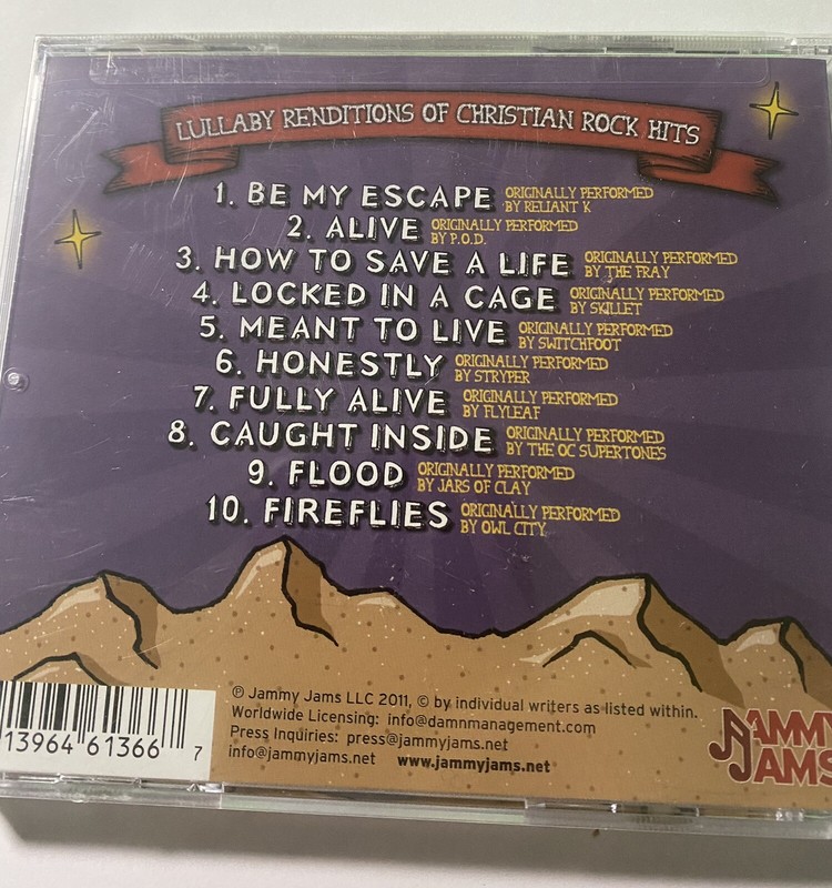 Once Upon This Rock Lullaby Renditions Of Christian Rock Cd New Sealed Free S/H. gallery