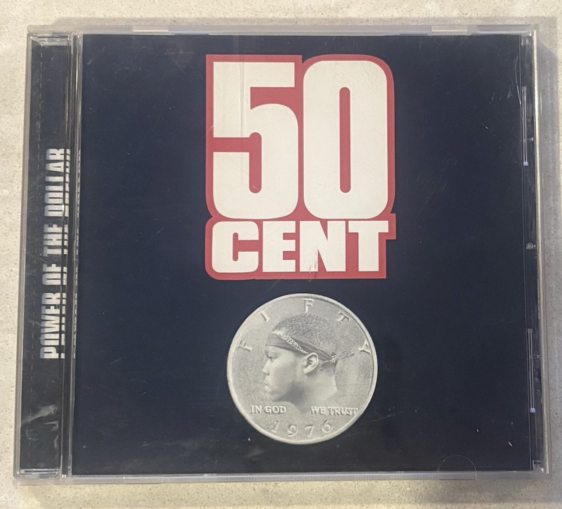 50 CENT POWER OF THE DOLLAR EP-RARE-OPP-DISC IS MINT/ Back Insert Fold-