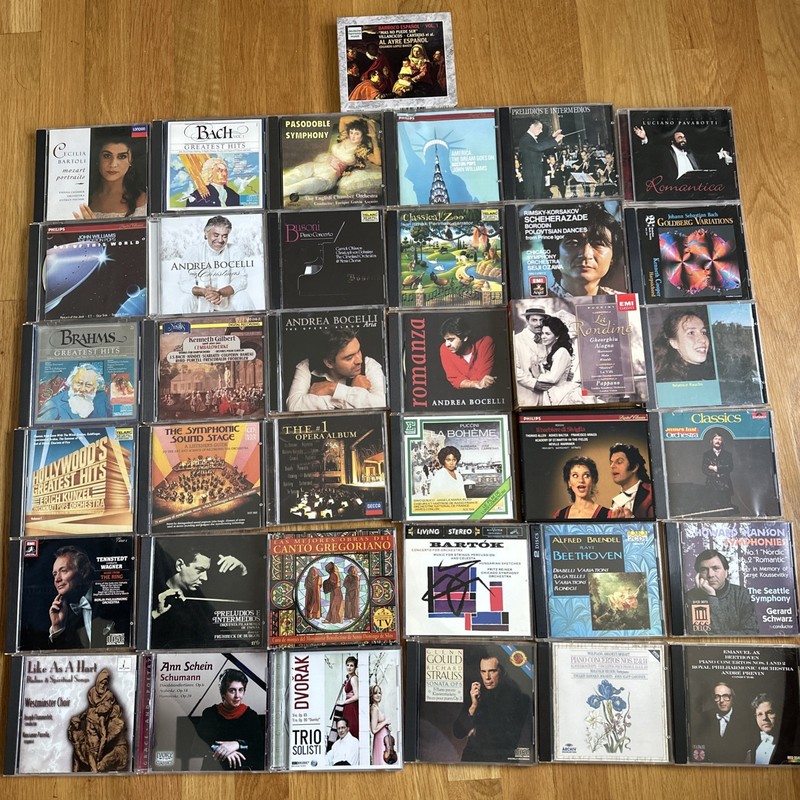 37 CLASSICAL CD Titles (40 Discs) CBS Telarc Delos London Philips MORE