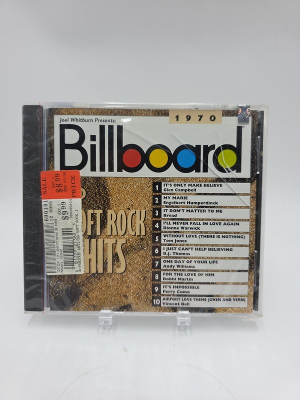 Billboard Top Soft Rock Hits: 1970 by Various Artists (CD, Apr-1997, Rhino…