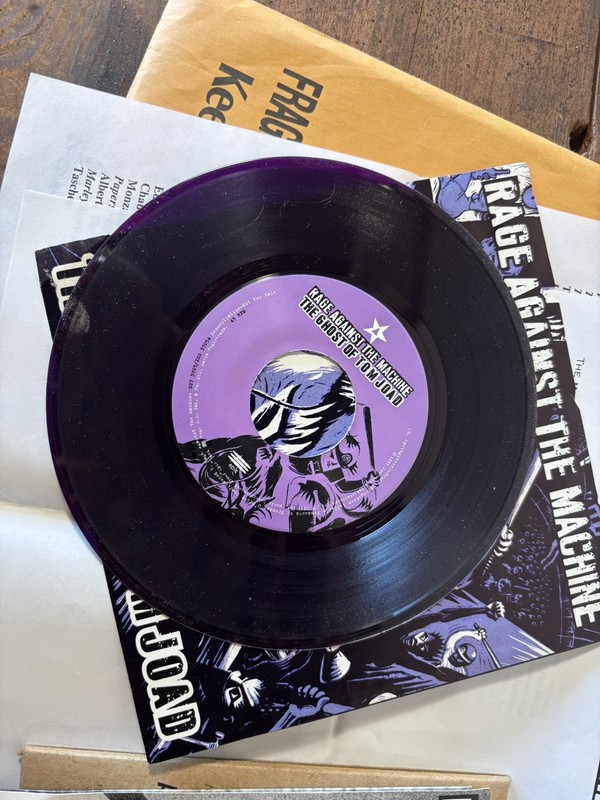 Rage Against The Machine No Shelter. Evil Empire, Ghost of Tom Joad 7" Vinyl Lot gallery