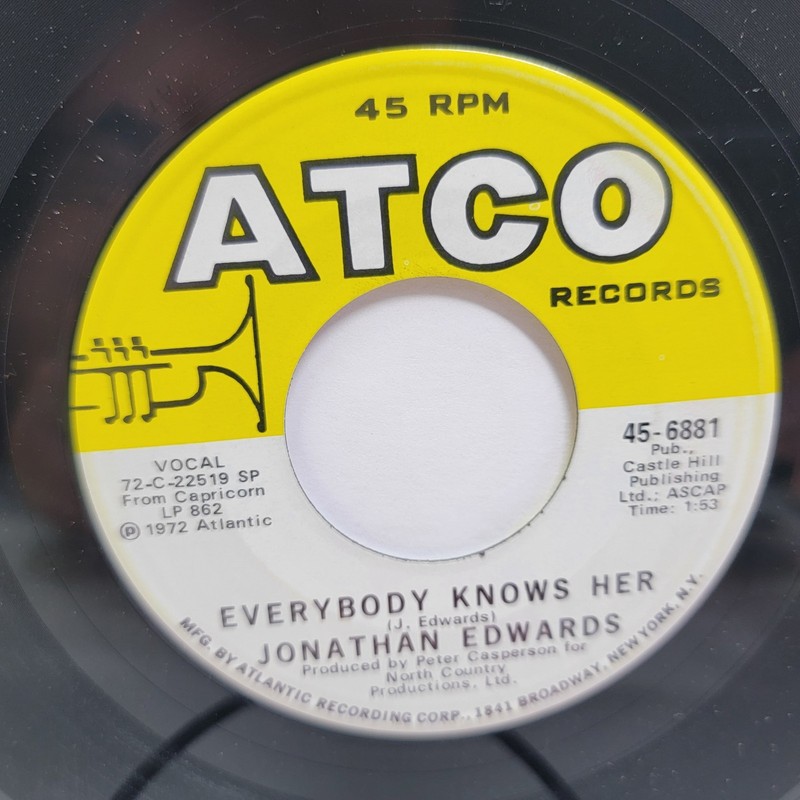 Jonathan Edwards Train / Everybody 7" 45rpm M- Vinyl 70's Record free sleeve gallery