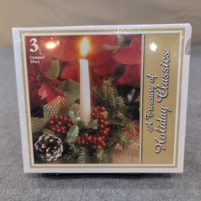 A Treasury of Holiday Classics 3 CD Box Set Christmas Carols Organ Chimes 2001
