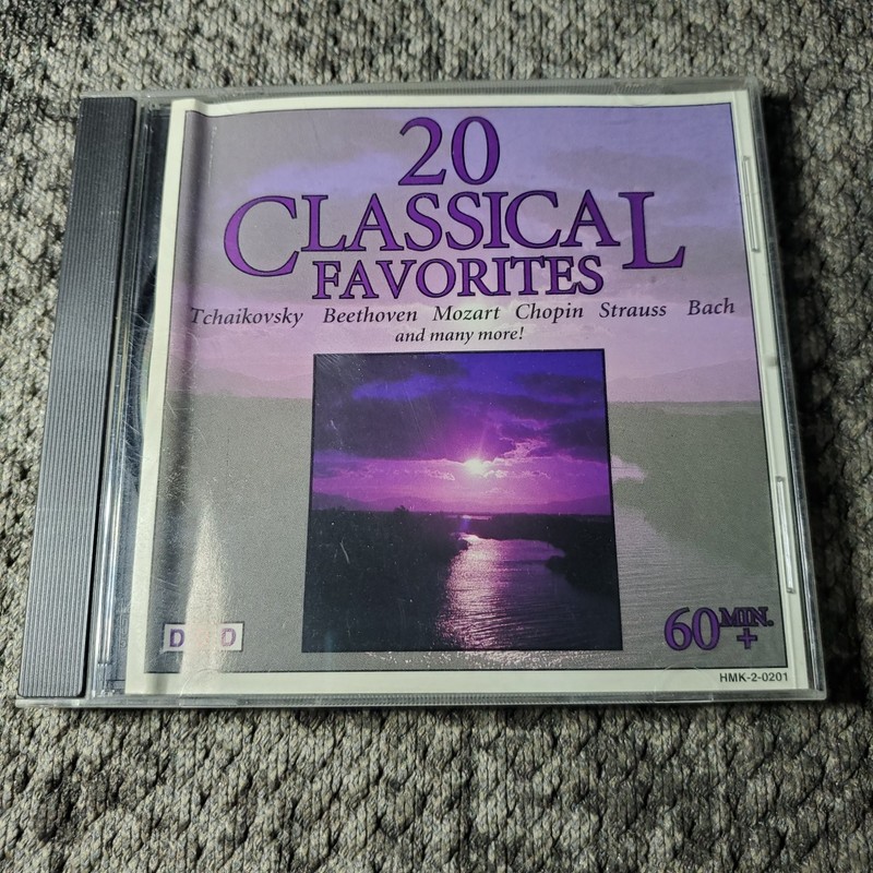 20 Classical Favorites CD Tchaikovsky Beethoven Mozart Chopin Bach
