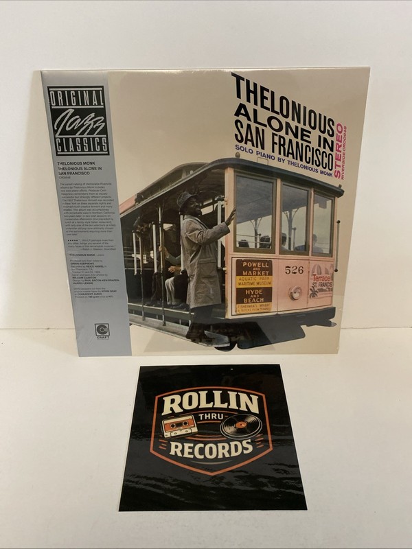 Thelonious Monk ALONE IN SAN FRANCISCO 180g ORIGINAL JAZZ CLASSICS New Vinyl LP