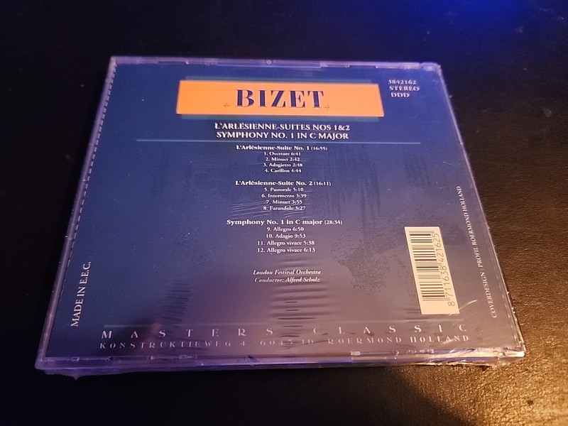 London Festival Orchestra Music CD Covers of Bizet's Suites & Symphony No. 1 New gallery