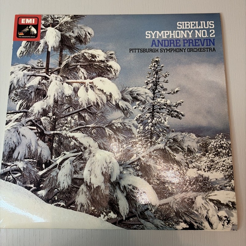 ASD 3414 ED1 Sibelius Symphony no. 2 Andre Previn Pittsburgh EMI Quad Stereo EX