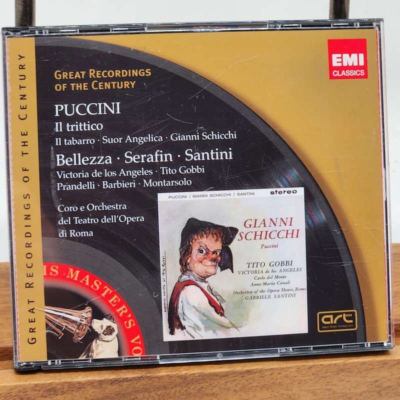 EMI Classic Giacomo Puccini-Il Trittico: Il Tabarro Suor Angelica Schicci 2x CD