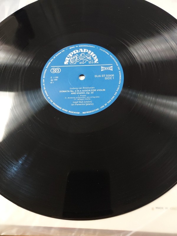 JOSEF SUK/JAN PANENKA*BEETHOVEN SONATAS*VINYL IMPORT SUPRAPHON 50 906G NM/VG+ gallery