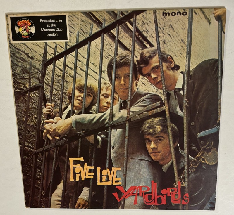 The Yardbirds – Five Live Yardbirds Vinyl LP Charly Records CR 30173 Mono NM