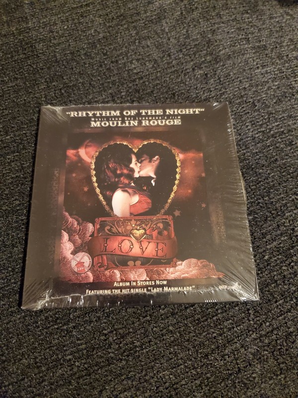 «RHYTHM OF THE NIGHT» MUSIC FROM BAZ LUHRMANN’S FILM MOULIN ROUGE/thin case (cd)