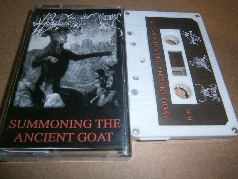 AL-AZIF / BLACK ANGEL / IMPERIOUS SATAN – Summoning the Ancient Goat. 3 Way Spli