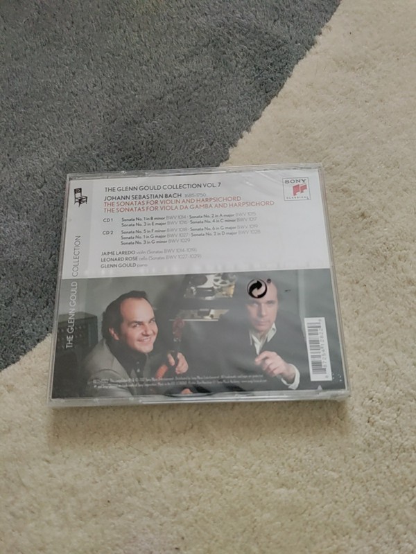 Glenn Gould Plays Bach: 6 Sonatas For Violin & Harpsichord & 3 Sonatas... 2 CDs gallery